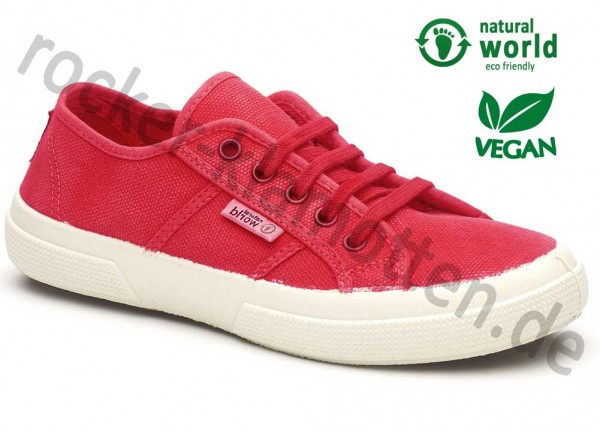 Vegane Sneaker 901E von natural world in rot (rojo)