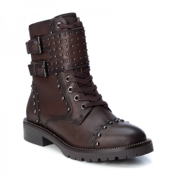 Carmela Ankle Boot aus Leder mit Nieten