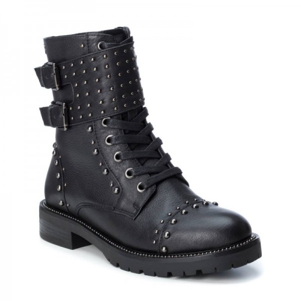 Carmela Ankle Boot aus Leder mit Nieten